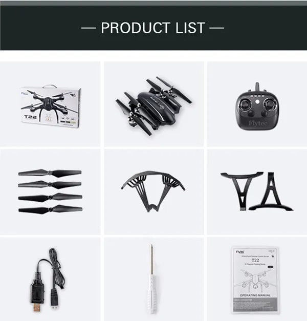 Flytec_T22_2.4G_Flodable_RC_Drone_with_Hover_Height_Hold_Function_4CH_6AXIS_GYRO_Aircraft_18