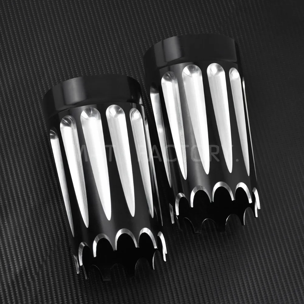Алюминиевая крышка ползунка вилки мотоцикла CNC для Harley FLT FLHR FLHT FLHX FLSTF FLSTN 2008 2013 2014