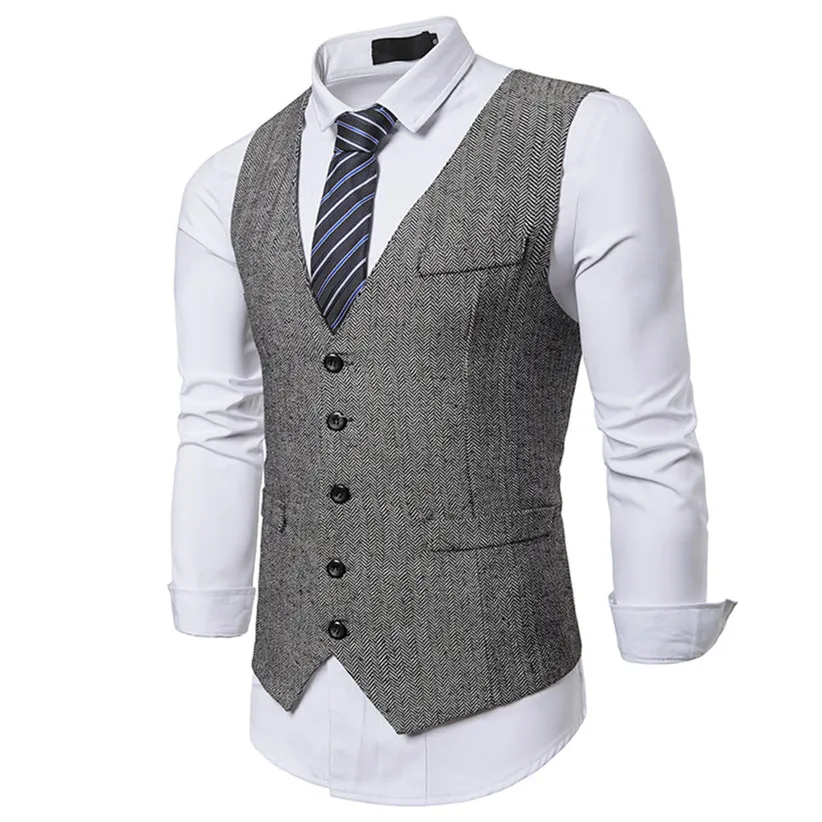 Модный мужской пиджак в британском стиле, деловой костюм, смокинг, Приталенный жилет, деловой костюм для мужчин 90327