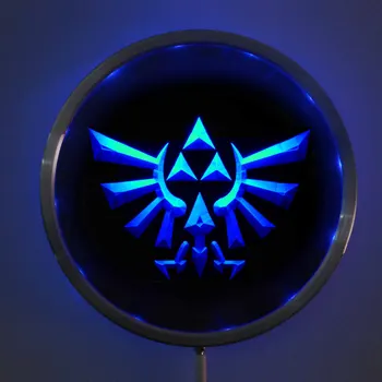 

rs-e0053 Legend Of Zelda Triforce LED Neon Round Signs 25cm/ 10 Inch - Bar Sign with RGB Multi-Color Remote Wireless Control