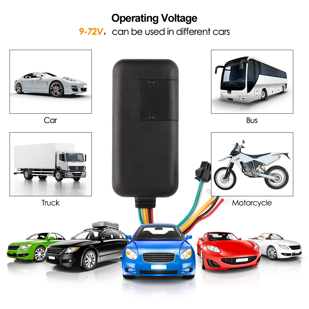 Car GPS Tracker Remote Cut off Oil Power TK119 9-72V GPS IP67 Waterproof Vehicle Tracker Move Alarm Free APP GPS Locator Tracker