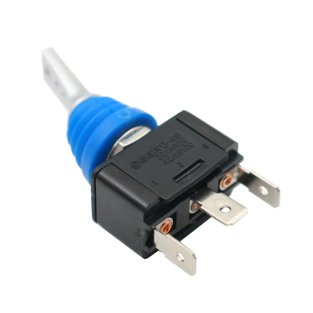 

1Pc R13-416 Waterproof 12mm ON-ON 3Pin 2Position Self-locking Plastic Lever Toggle Switch SPDT