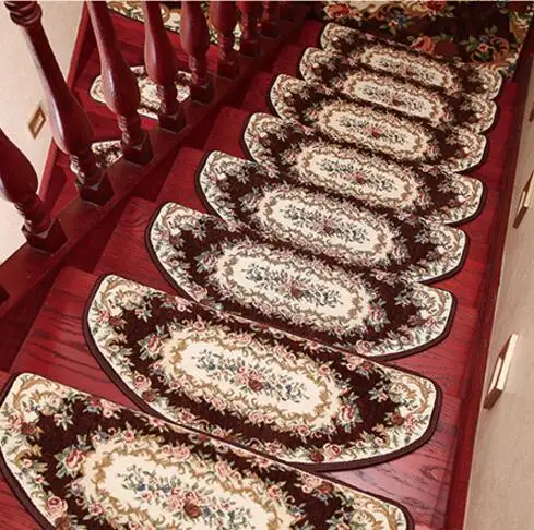 8pcs European Stair setpping Carpet Sets non-slip Stair trend Mats Step Rug for Stair 25*75cm fit for 25cm width Stair pad mat 8pcs European Stair setpping Carpet Sets non-slip Stair trend Mats Step Rug for Stair 25*75cm fit for 25cm width Stair pad mat