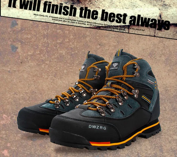 YITU дышащая уличная походная обувь для кемпинга, альпинизма, походные ботинки для мужчин, водонепроницаемые спортивные ботинки для рыбалки, треккинговые кроссовки
