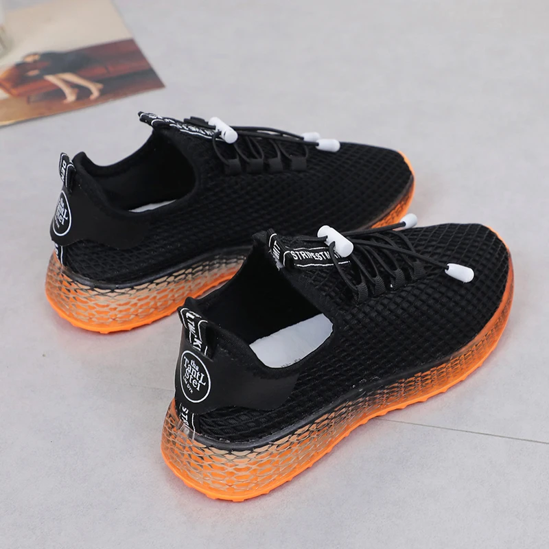 

LeFoche Women Spring Mesh Jelly Breathable Sneakers Simple Stylish Wild Light Comfortable Casual shoes