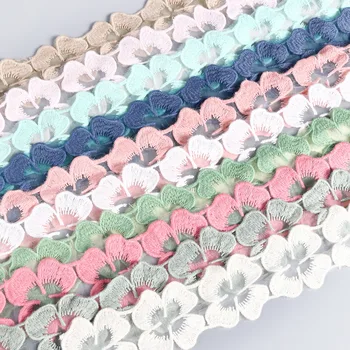 

15yards 5CM grosgrain Lace Linen ribbon satin sewing bias for handicrafts ribbons DIY for wedding car knot team bride decoration