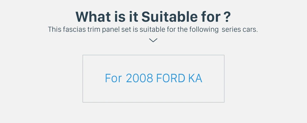 Harfey Автомобильная Радио Рамка фасции 1Din комплект отделки для Ford Ka 2008 2009 2010 2011+ стерео установка в приборной панели наружная рама 182*53 мм