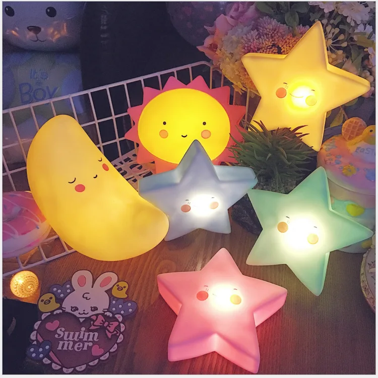

Unicorn Led lights Lamp Ice cream Luminaria Led star Pineapple lamp Light table Lamps Children Novelty Gift Bedroom Decor