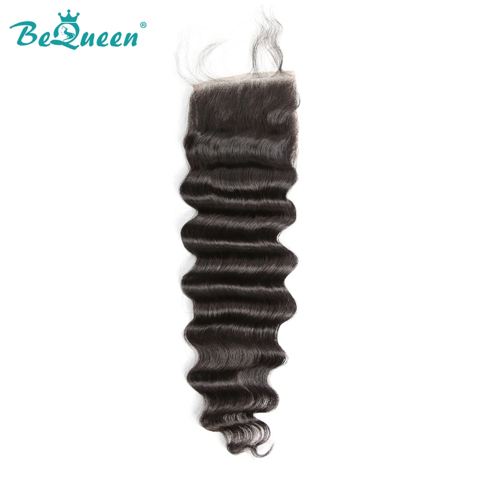 

BeQueen Brazilian Loose Wave 5*5 Swiss Lace Closure,100% Virgin Hair Free Shipping
