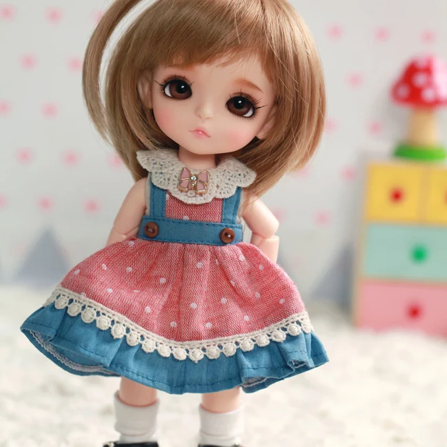 

Haru 1/8 BJD Doll BJD/SD Fashion LOVELY model Resin Joint Doll For Baby Girl Birthday Gift random eyes