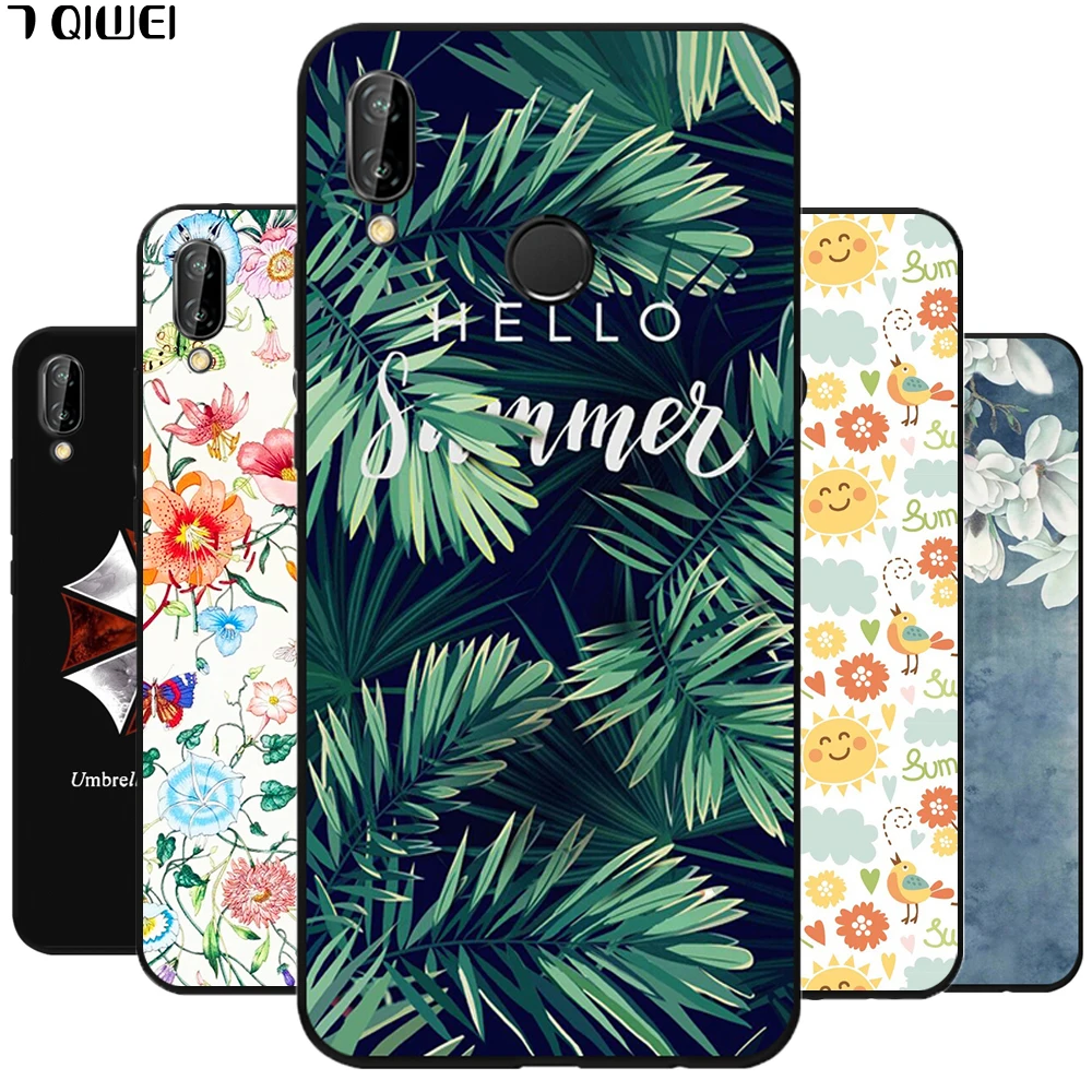 

For Huawei Nova 3i Case Nova3i 6.3'' Soft Silicone Black Back Cover For Huawei Nova 3i 3 i Phone Case Funda Coque Protection