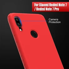 Redmi Note 7 Pro чехол Nillkin для Xiaomi Redmi Note 7/7S силиконовая гладкая защитная задняя крышка redmi note 7 глобальная версия 6,3''