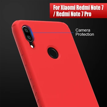 

Redmi Note 7 Pro Case Nillkin For Xiaomi Redmi Note 7/7S Silicone Smooth Protective Back Cover redmi note 7 global version 6.3''