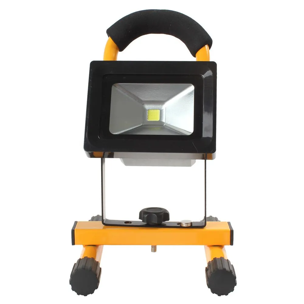 Hot High Light Portable Led Floodlights 10w Cordless Work Rechargeable Flood Lamp For Camping Hiking In From