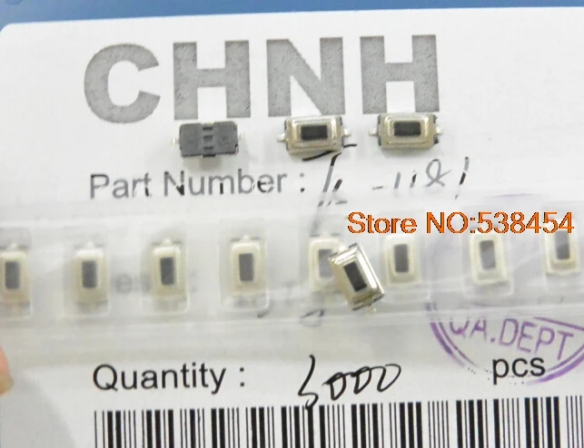 Imported patch switch 3x6x2.5mm touch switch original plate loaded