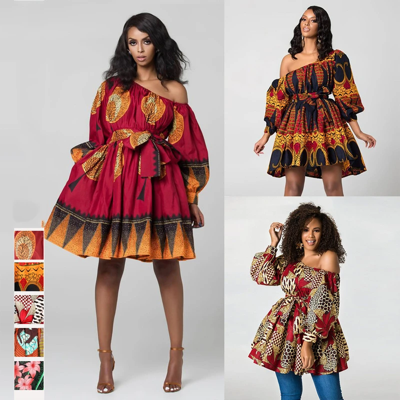 Vetement Femme 2019 Afrikanische Rock Tops Damen Kleidung Party Tragen Sexy  Kleider für Frauen Drucken Floral Traditionellen Kleidung Outfit -  AliExpress Novelty & Special Use