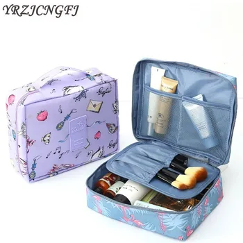 

New Travel Waterproof Carry On Women Make Up Bag High Quality Cosmetic MakeUp Bag Organizer Lady Necessity Beauty Wash Pouch