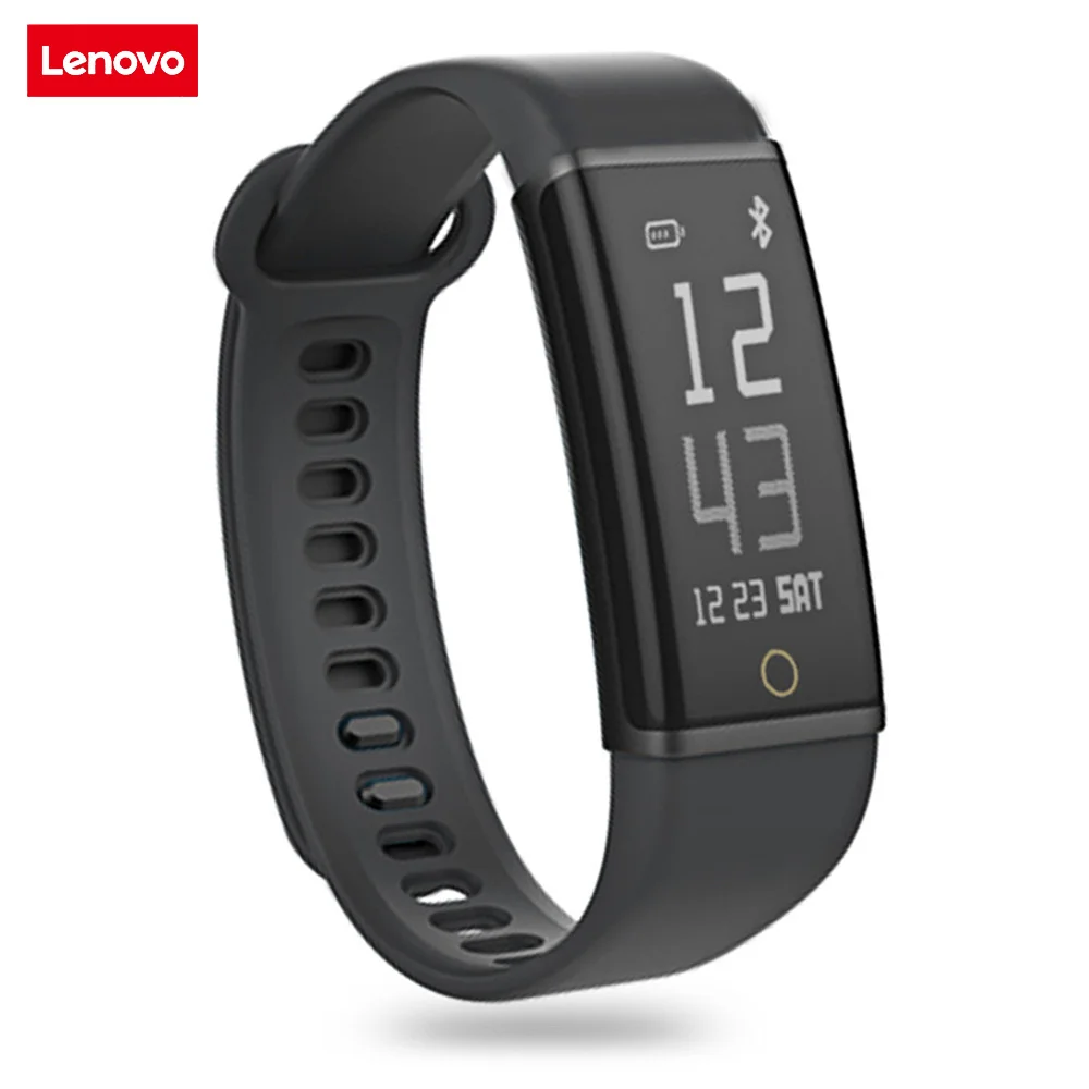 

Lenovo Cardio Plus HX03W Smart Band Bracelet Bluetooth 4.2 IP68 Wristband Waterproof Heart Rate Sleep Monitor Smart Bracelet