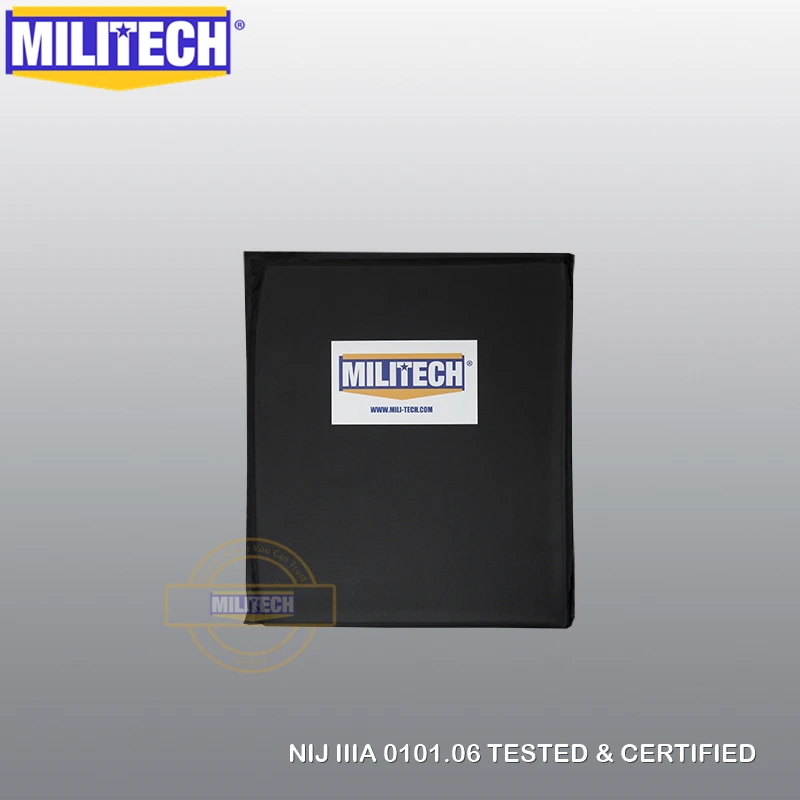 MILITECH баллистическая плита 10x12 SC Cut NIJ 0101,06 IIIA 3A NIJ 0115,00 Уровень 2 ударопрочные Арамидные мягкие пуленепробиваемые панели пара