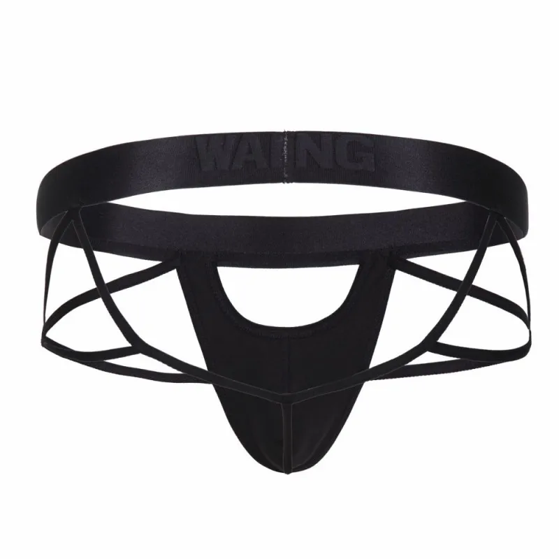 

Wang Jiang Men's Gay Thong Underwear Jock Strap Mens Lingerie Sexy G Sgring Men Backless Panties Erotic Jockstrap Underpants