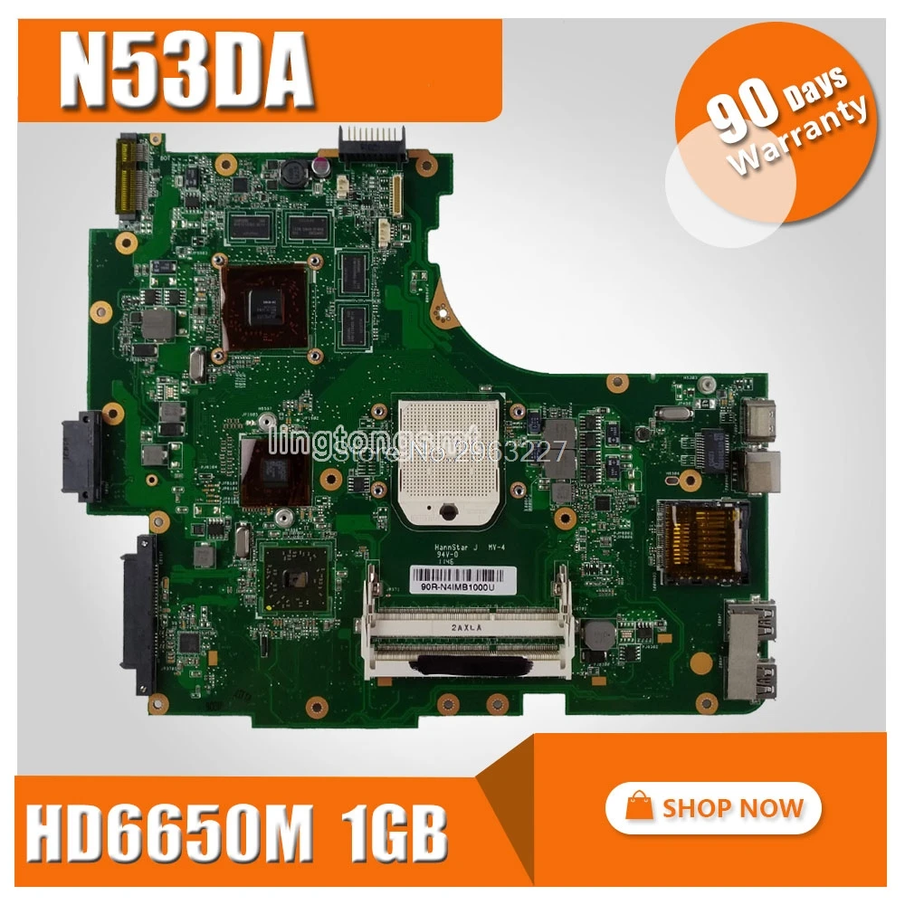 N53DA Motherboard HD6650M 1GB For ASUS N53DA Laptop motherboard N53DA Mainboard N53DA Motherboard test 100% OK N53DA Motherboard HD6650M 1GB For ASUS N53DA Laptop motherboard N53DA Mainboard N53DA Motherboard test 100% OK