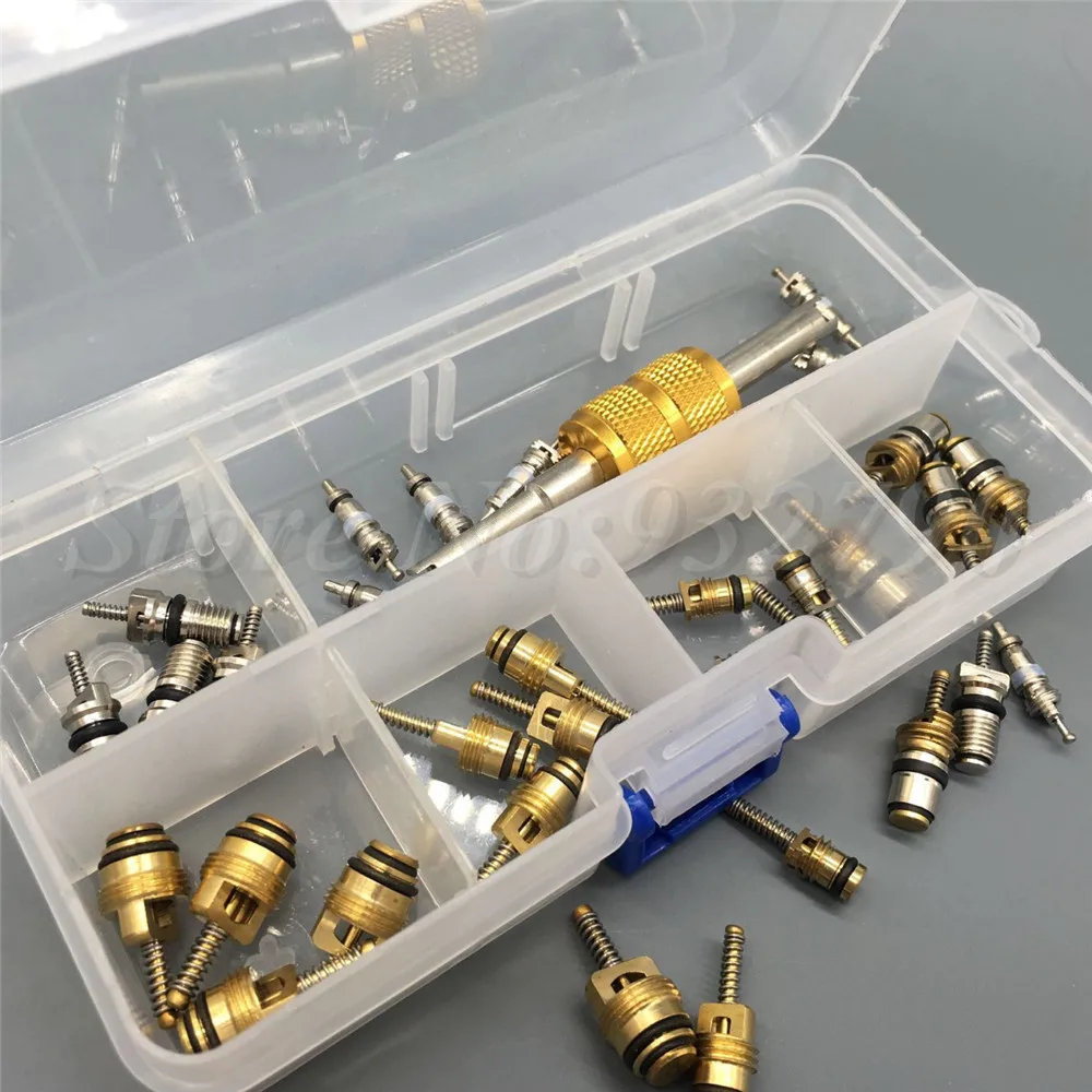 AC Valve Core Valves R12 R134A Car Air Conditioning Valve Core Remover Kit 134A