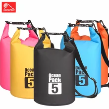 Открытый 5L 10L 20L водостойкий Impermeabile сухой мешок рафтинг Водонепроницаемая корзина пакет пляжный плавательный лодочный мешок для хранения