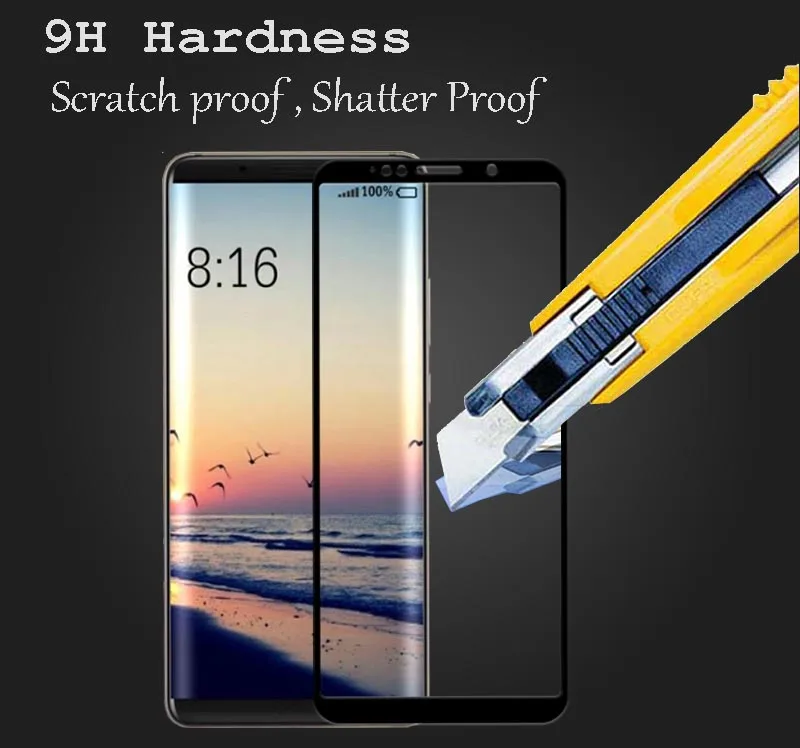 Закаленное стекло с полным покрытием для Xiaomi Mi 6X 2 шт. защитная пленка экрана Mi6X A2