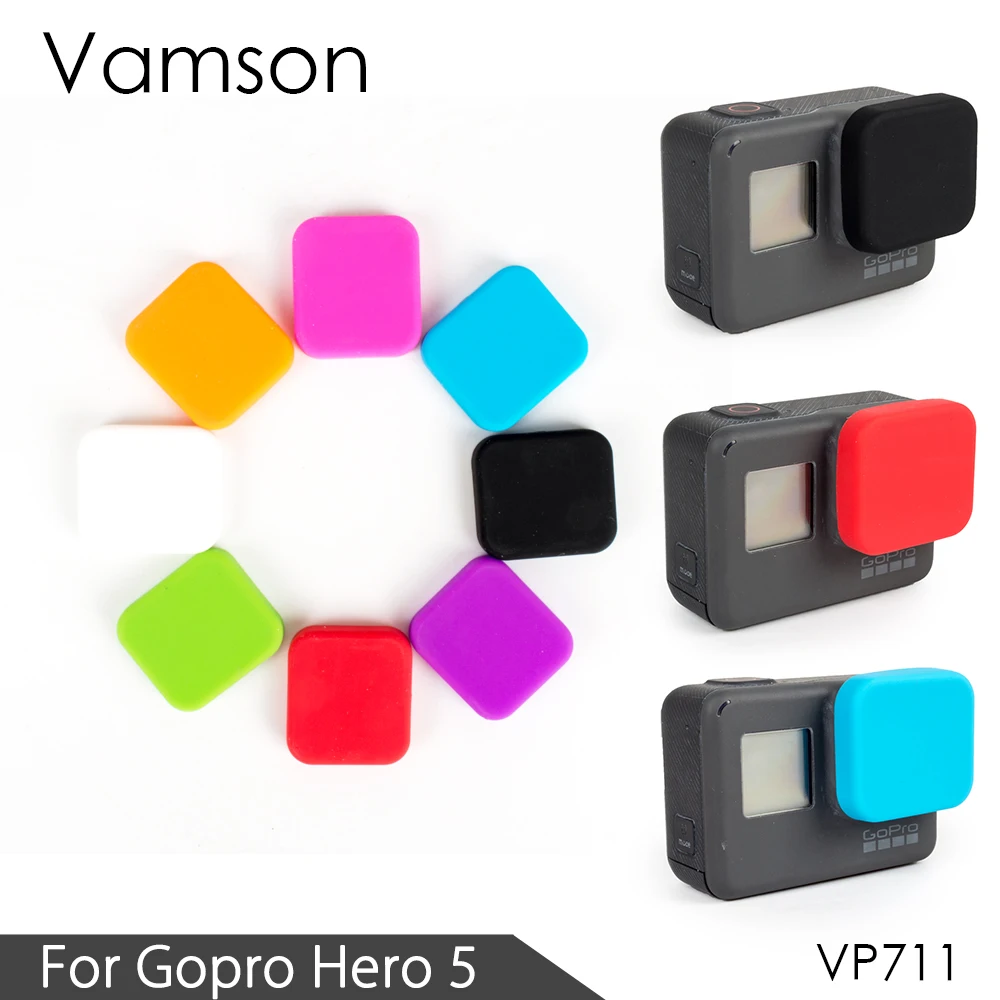 Vamson for GoPro Hero6 Accessories 3 Color Protective Case Silicone