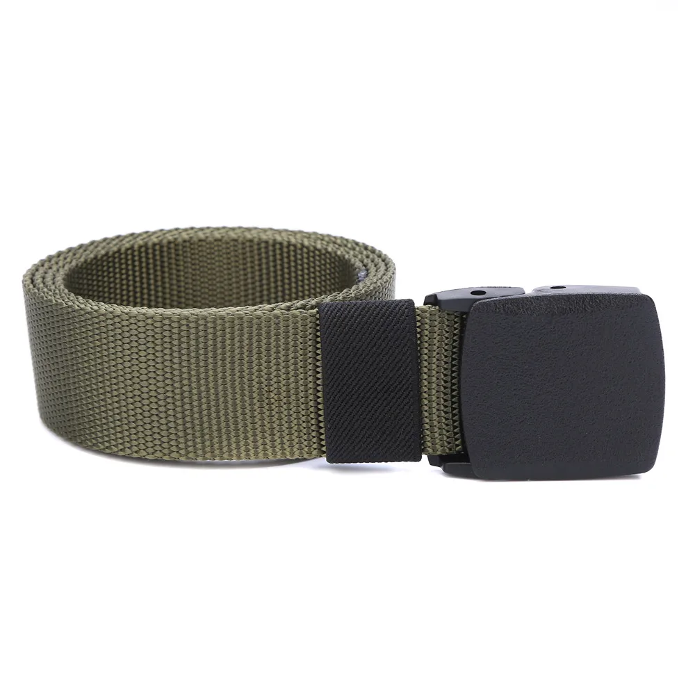 Man-Nylon-Belt-Ceinture-Homme-Army-Green-Easy-Automatic-Buckle-Solid-Color-Military-Tactical-Durable-Women