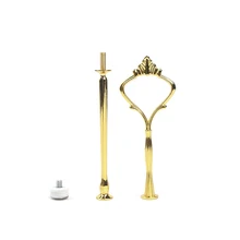 Золотой Серебряный Корона Форма ручка день рождения установки Кекс Свадебный десерт 2 металлическая подставка стержни-подставки для торта