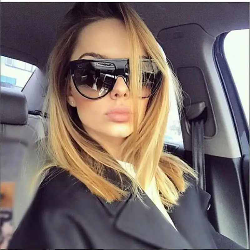 

Luxury Vintage Sunglasses Women Brand Designer Retro Shades Points Sun Glasses For Women Men Ladies Female flat top Sunglass