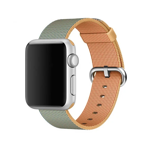 Тканый нейлоновый ремешок для apple watch, ремешок 42 мм, 38 мм, версия apple watch 4 5 44 мм 40 мм наручных часов iwatch, в едином положении во время занятий легкой атлетикой, 5/4/3/2/1 Спортивный wristbelt аксессуары - Цвет ремешка: 7