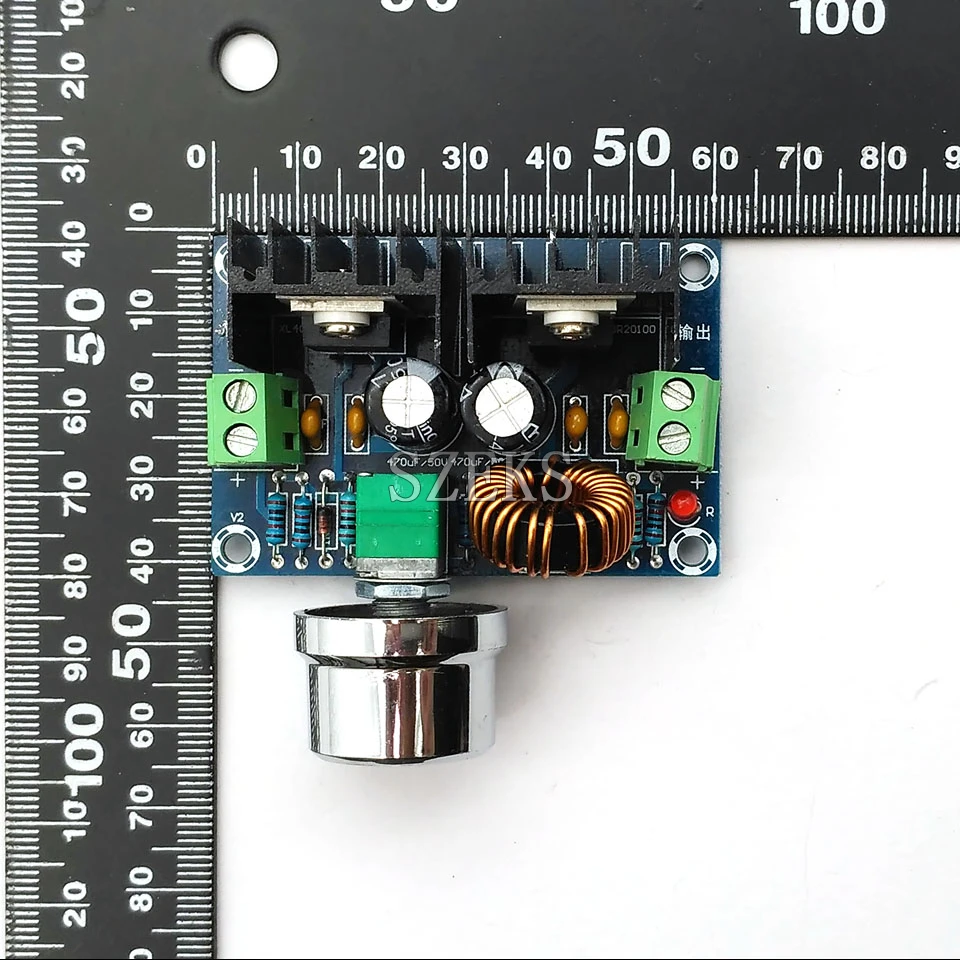 M401 DC-DC понижающий модуль XL4016E1 Высокая мощность DC регулятор напряжения 8A с регулятором напряжения