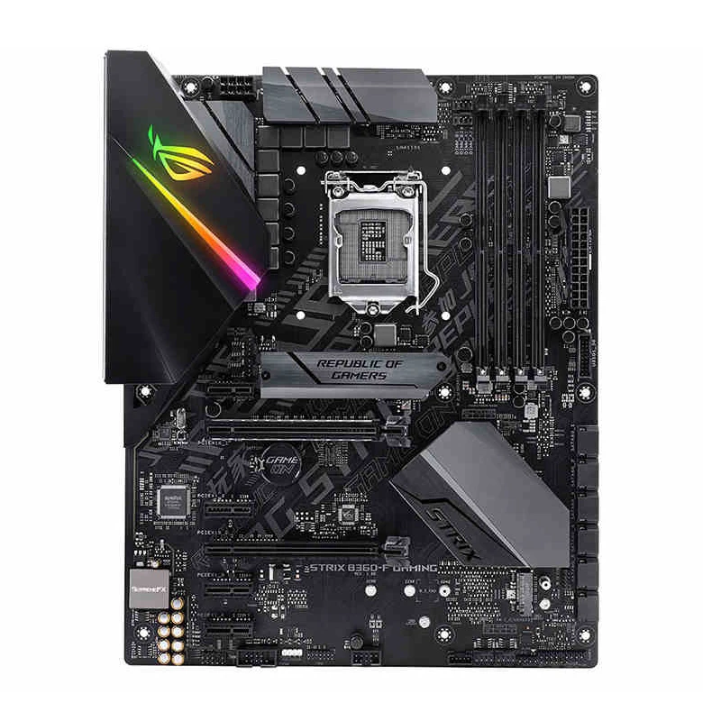 Материнская плата Asus ROG STRIX B360-F для настольных ПК с чипсетом Intel B360 Socket LGA 1151