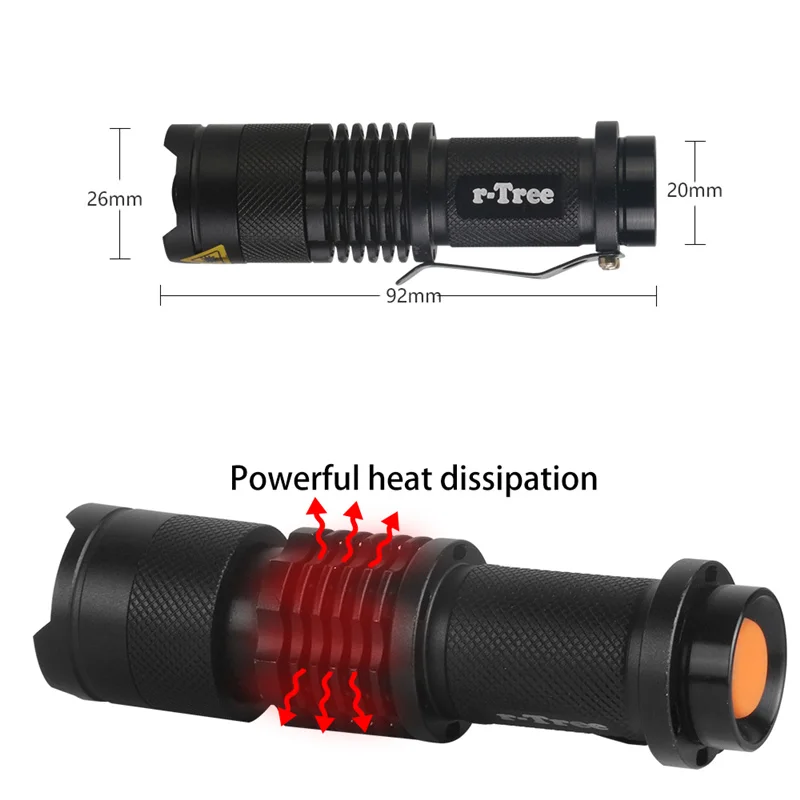 Sale Bicycle Light 7 Watt 2000 Lumens 3 Mode Bike Q5 LED cycling Front Light Bike lights Lamp Torch Waterproof ZOOM flashlight BL0501 5