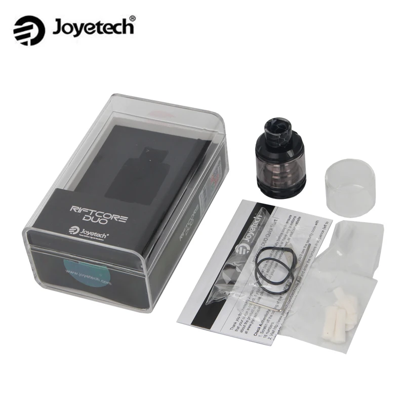 

Original Joyetech RIFTCORE DUO RTA Tank 3.5ml with RFC Heater Molecule Heating Technology E Cigarette Atomizer