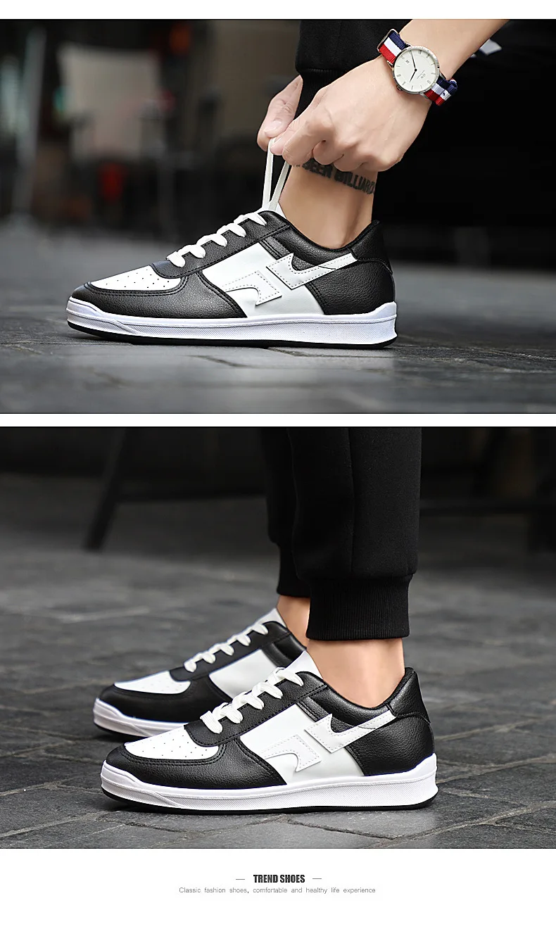 2018- spring and autumn- fashion- brand youth- sneakers -men's shoes -trend wild white shoes- casual color board shoes men (10)