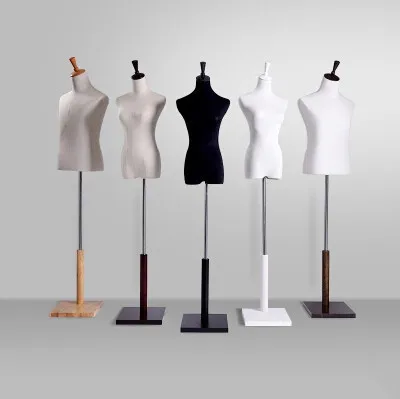 

The Environmental Protection Materials FRP Warpped Fabric Mannequin Torso Mannequins For Showcase