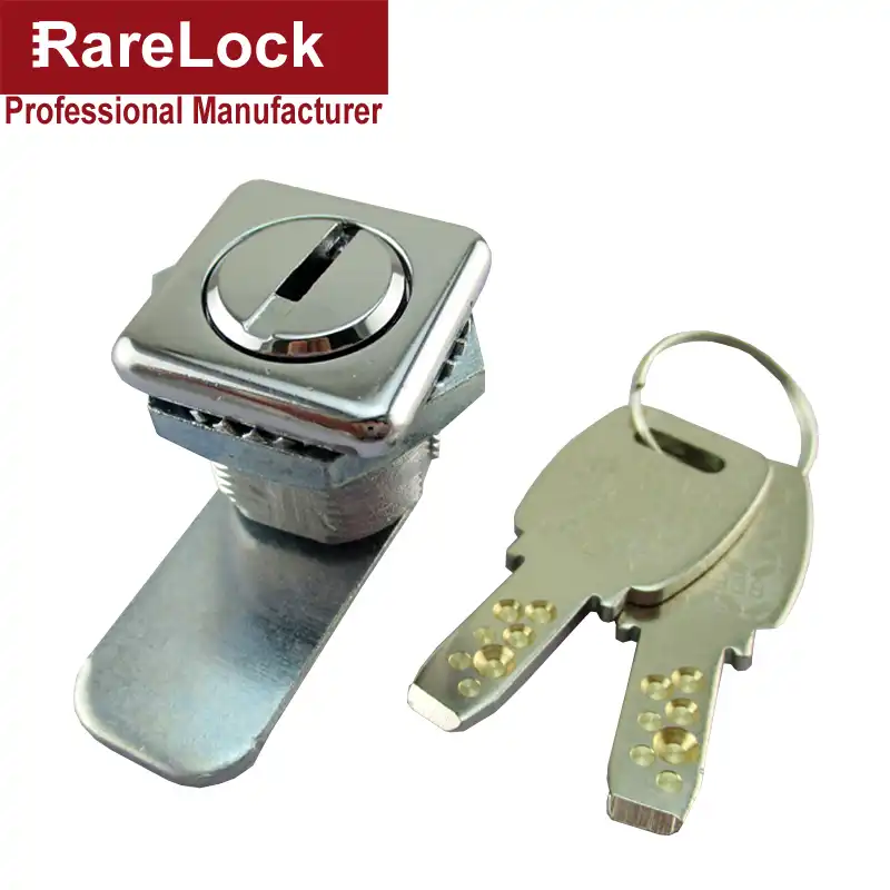 Rarelock Ms549 Cabinet Cam Lock Square 2 Computer Keys For