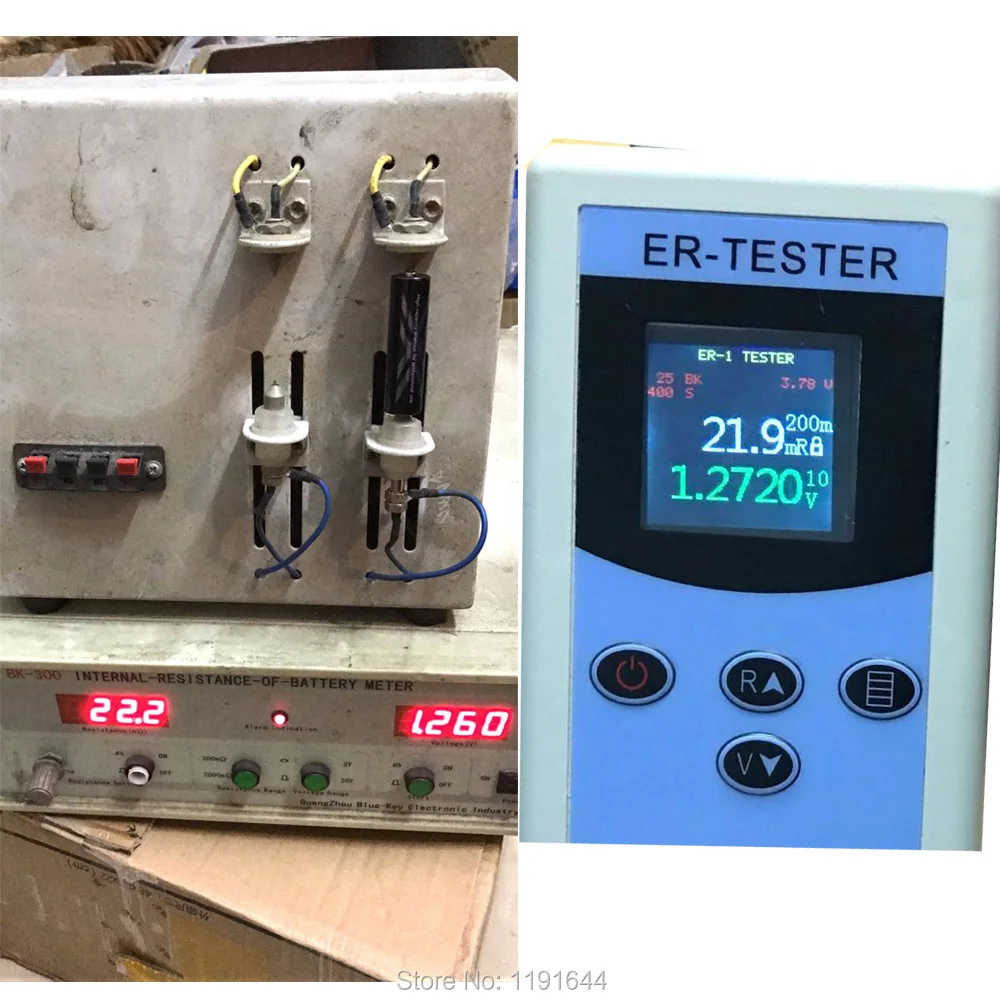 Высокоточный 4 провода тестер внутреннего сопротивления для литий-ионной/LiFePo4/Ni-MH/свинцово-кислотной/Ni-Cd батареи