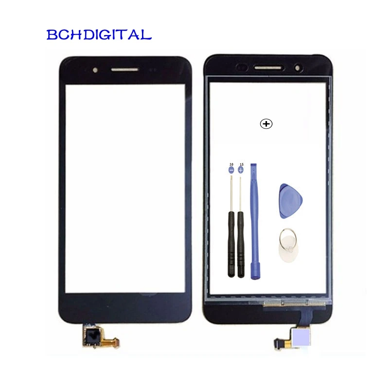 BCHDIGITAL H075 черный/белый/золотой для Huawei Enjoy 5S GR3 передняя стеклянная линза Сенсорная