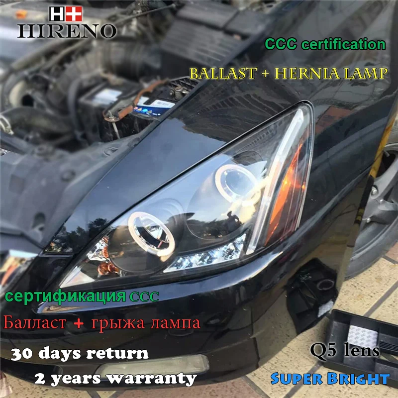 Hireno Headlamp For 2003 2007 Honda Accord Headlight Embly Led Hireno Headlamp For 2003 2007 Honda Accord Headlight Embly Led Drl Angel Lens Double Beam Hid Xenon 2pcs In Car Light From Automobiles