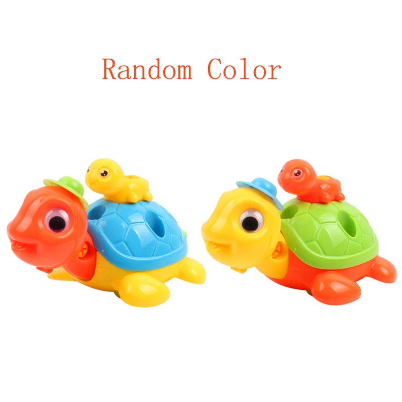 Early Learning Education DIY Screw Nut Group Installed Plastic 3d Puzzle Disassembly Cartoon Animal Kids Toys for Children Toys