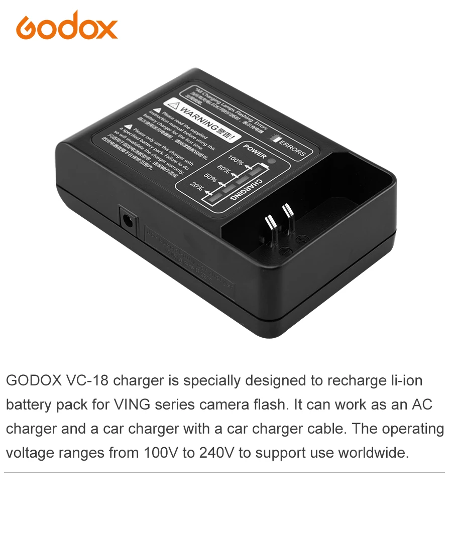 Caricatore USB Godox UC-18 Per Batteria V860II - Ricarica Veloce Via USB-C, Compatto E Leggero - Foto 9