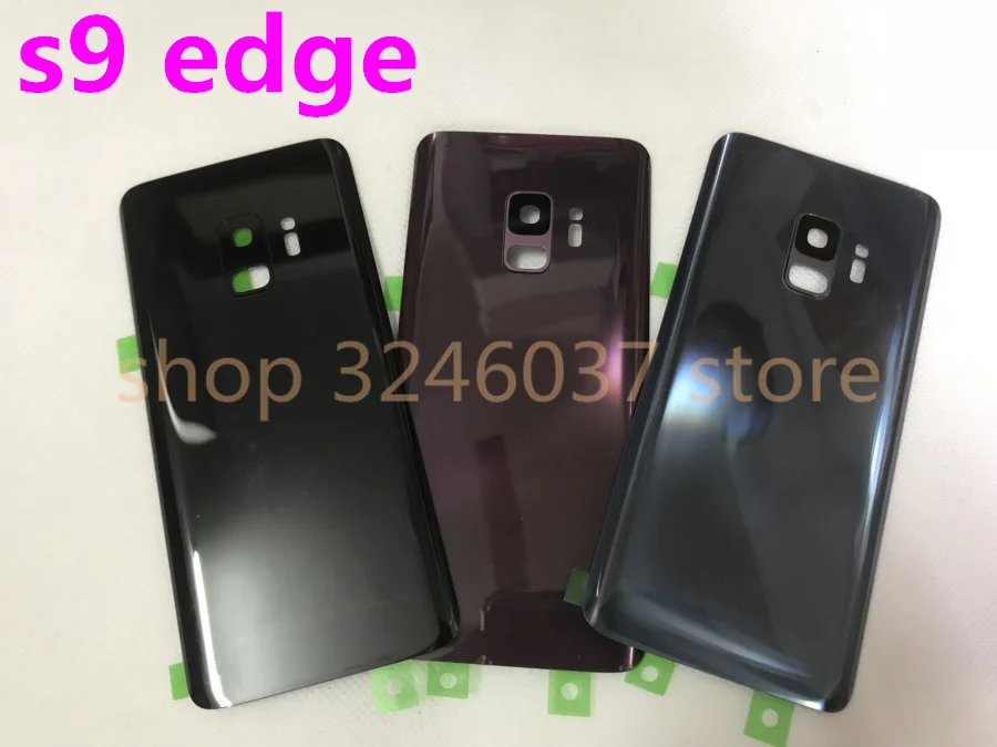 10 шт. OME для samsung Galaxy S9 край G960 G960F Батарея на домашнию дверь задняя Стекло Корпус+ Камера Крышка для объектива камеры+ Стикеры