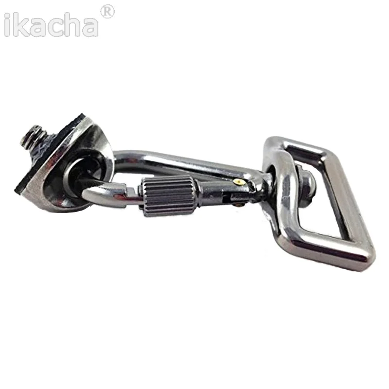 

SLR DSLR Camera 1/4" Screw Connecting Adapter +1/4"Connecting Hook For Shoulder Sling Neck Strap Belt Camera Bag Case Brand New