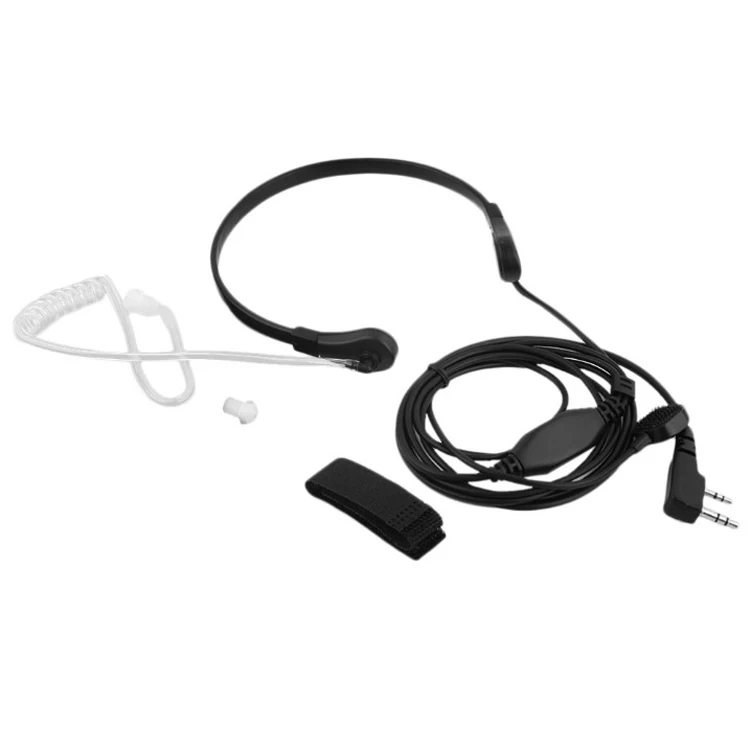 

5pc Vibration Throat Mic Microphone Headset Earpiece Tube PTT For Kenwood Two Way Radio TH-D7 TH-G71A TK-2107/3107 TK-2160/3160