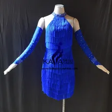 KAKA-L1571, Женская Одежда для танцев, латинское платье c бахромой для девочек, платья для сальсы, танго, Самба Румба Чача платье латиноамериканское танцевальное платье