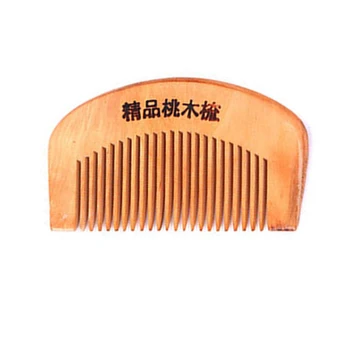 

High Quality 1PC S/L Chinese Traditional Mini Portable Wood Natural Comb Anti-Static Beard Head Massage Care Comb Brush Tool